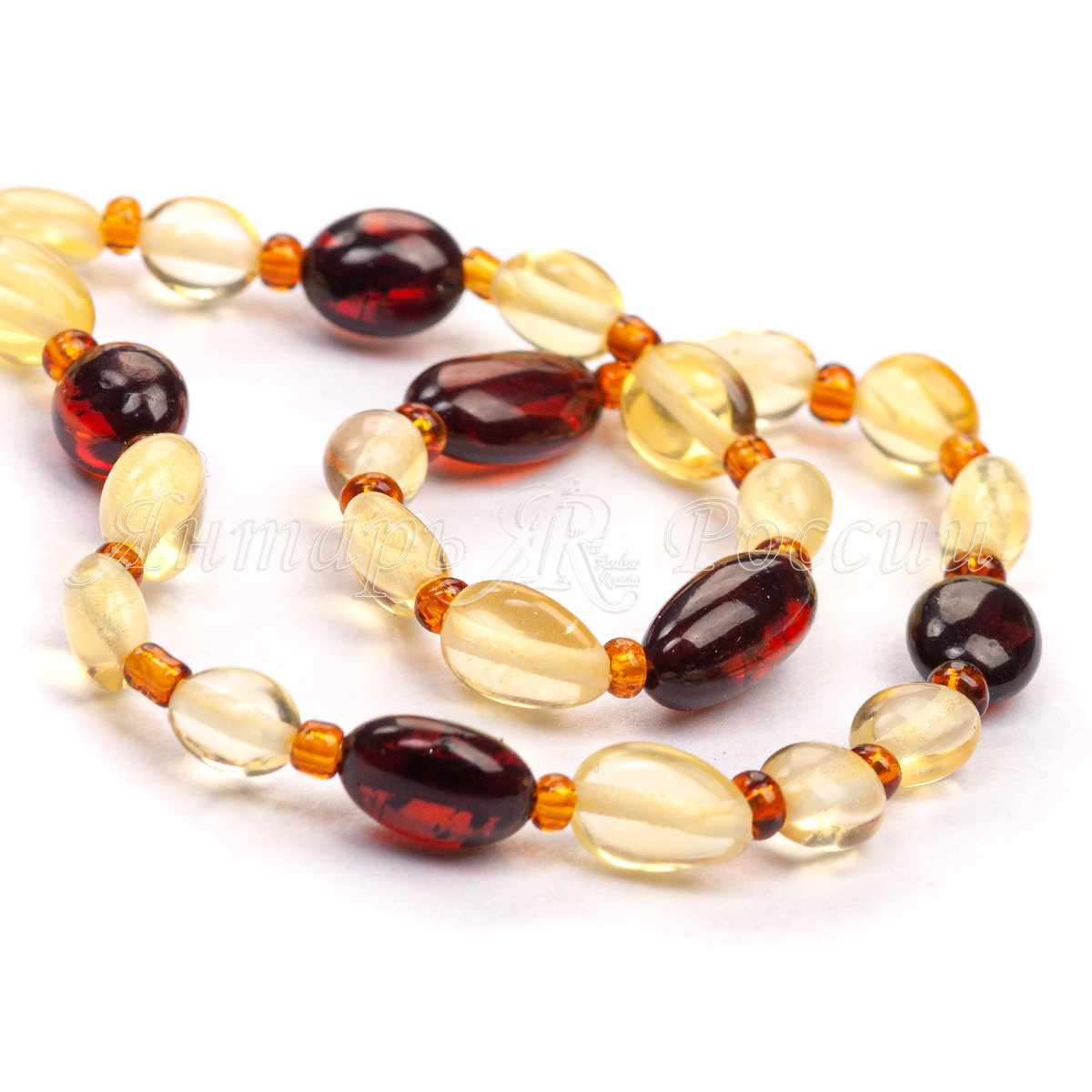 Бусы для очков Янтарь