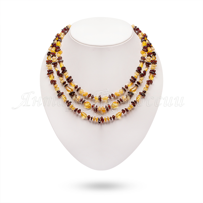 Бусы Янтарь