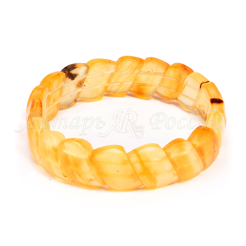 Браслет янтарь