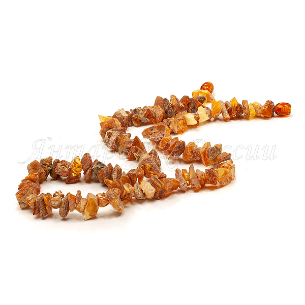 Бусы янтарь