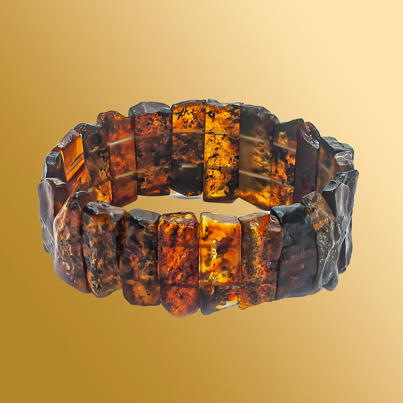 Браслеты из лечебного янтаря